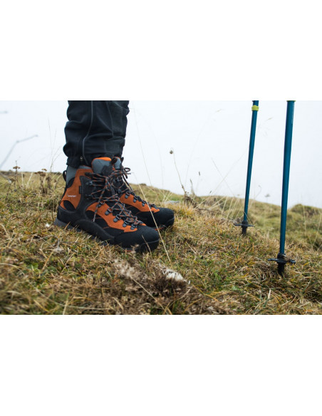 Scarponcino Trekking Antracite Arancio | Garsport Sorapiss Wp Scarpe da Trekking