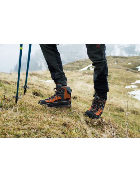 Scarponcino Trekking Antracite Arancio | Garsport Sorapiss Wp Scarpe da Trekking