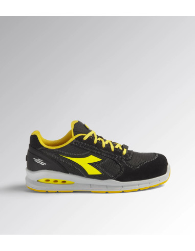 Scarpa Antinfortunistica S1P Nero/Giallo | Diadora Run Net Airbox Low Scarpe da Lavoro