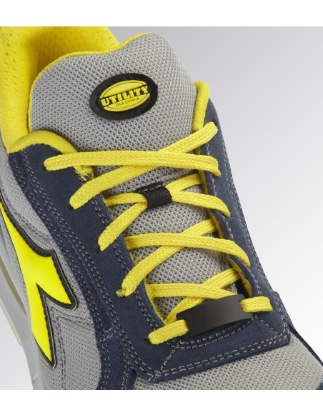 Scarpa Antinfortunistica S1P Blu/Grigio/Giallo | Diadora Run Net Airbox Scarpe da Lavoro