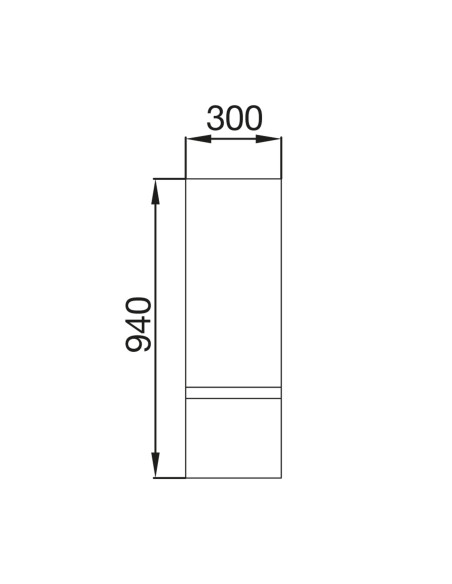 Modulo da Bagno 30x94 cm Rovere Eternity | Salgar Infinity Colonne da Bagno