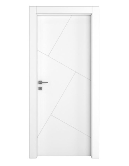 Porta Battente Laccato Latte L 70 X H 2,10 | Pail Riga Milano Porte Per Interno