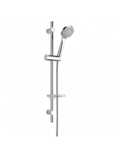 Set Saliscendi Doccia con Portasapone 3 Getti | Jacuzzi Rubinetteria Zeus Saliscendi