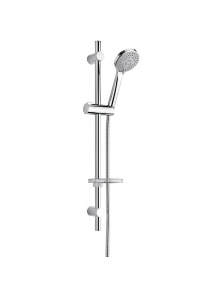 Set Saliscendi Doccia con Portasapone 3 Getti | Jacuzzi Rubinetteria Zeus Saliscendi