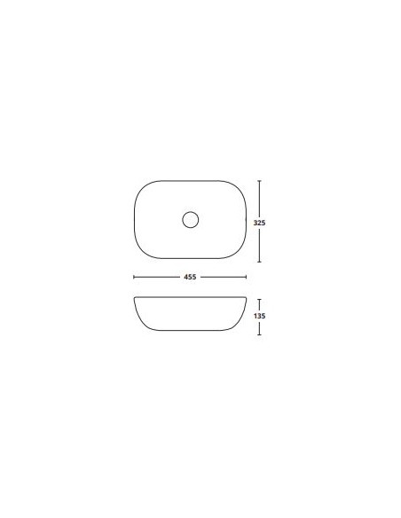 Lavabo Appoggio 32.45 | Aki Appoggio