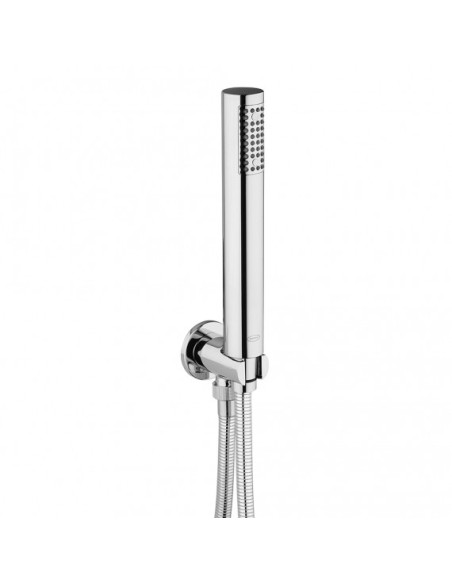 Set Doccia Acciaio Inox Tondo ⌀ 25 | Jacuzzi Rubinetteria Sunset Set Doccia