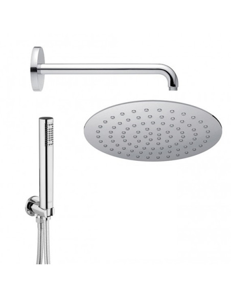 Set Doccia Acciaio Inox Tondo ⌀ 25 | Jacuzzi Rubinetteria Sunset Set Doccia