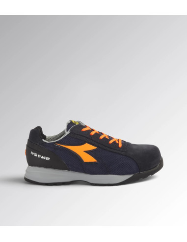Scarpa Antinfortunistica S1P Blu Scuro/Arancio Fluo | Diadora Glove Scarpe da Lavoro