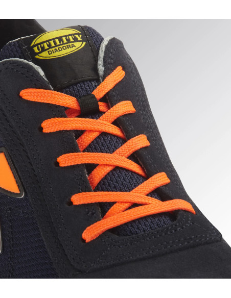 Scarpa Antinfortunistica S1P Blu Scuro/Arancio Fluo | Diadora Glove Scarpe da Lavoro