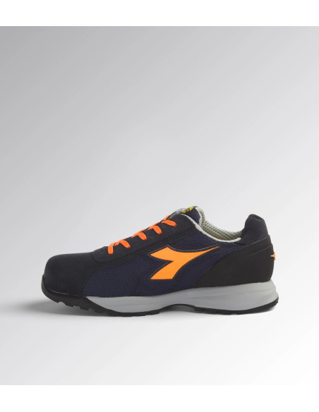 Scarpa Antinfortunistica S1P Blu Scuro/Arancio Fluo | Diadora Glove Scarpe da Lavoro