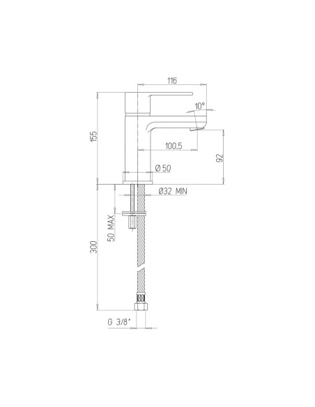 Miscelatore Lavabo | Jacuzzi Rubinetteria Eolo Rubinetteria Lavabo Bagno