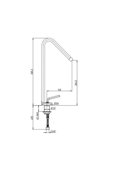Miscelatore Lavabo Alto | Jacuzzi Rubinetteria Lumos Rubinetteria Lavabo Bagno