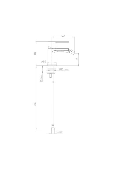 Miscelatore Bidet | Jacuzzi Rubinetteria Eolo Rubinetteria Bidet Bagno