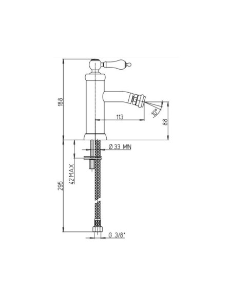 Miscelatore Bidet | Jacuzzi Rubinetteria Tosca Rubinetteria Bidet Bagno