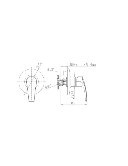 Miscelatore Doccia Incasso |  Jacuzzi Rubinetteria Lucente Miscelatore Doccia
