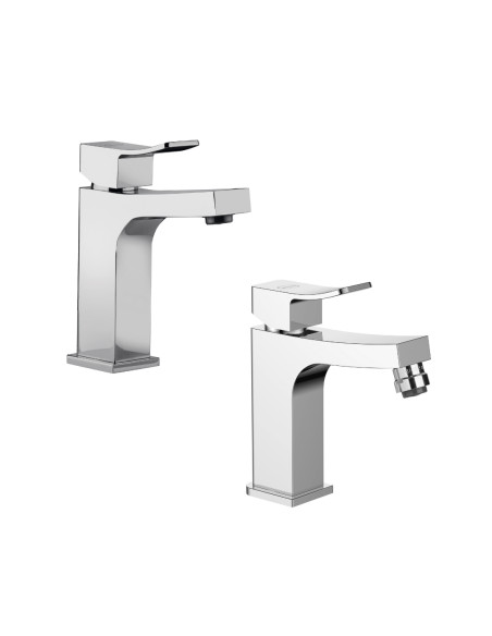 Set Miscelatore Lavabo e Bidet  | Jacuzzi Rubinetteria Tank Set Rubinetteria Bagno