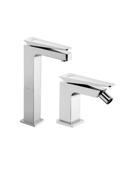 Set Miscelatore Lavabo Alto e Bidet  | Jacuzzi Rubinetteria Beam Set Rubinetteria Bagno
