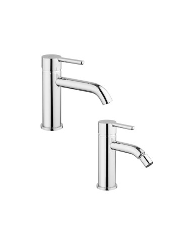 Set Miscelatore Lavabo e Bidet  | Jacuzzi Rubinetteria Sunset Set Rubinetteria Bagno