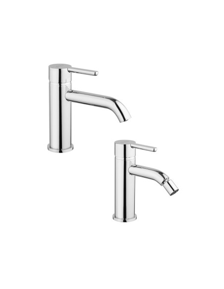 Set Miscelatore Lavabo e Bidet  | Jacuzzi Rubinetteria Sunset Set Rubinetteria Bagno