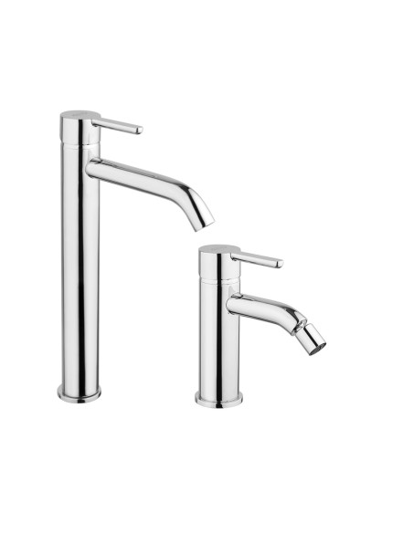 Set Miscelatore Lavabo Alto e Bidet  | Jacuzzi Rubinetteria Sunset Set Rubinetteria Bagno