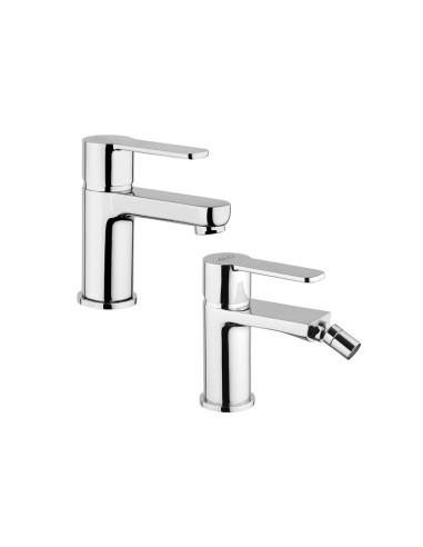 Set Miscelatore Lavabo e Bidet | Jacuzzi Rubinetteria Eolo Set Rubinetteria Bagno