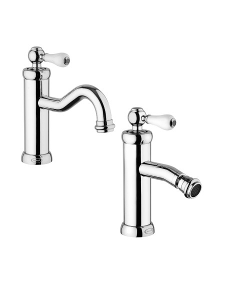 Set Miscelatore Lavabo e Bidet | Jacuzzi Rubinetteria Tosca Set Rubinetteria Bagno