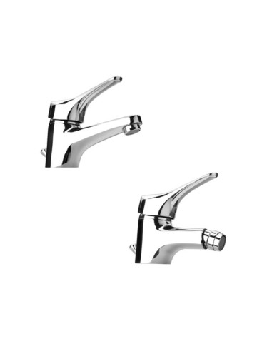 Set Miscelatore Lavabo e Bidet | Piralla Ariel Set Rubinetteria Bagno