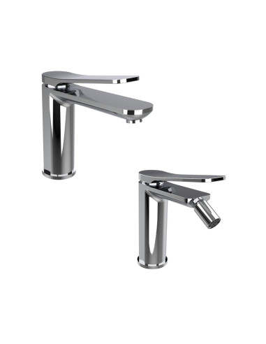 Set Miscelatore Lavabo e Bidet | Bongio Gio2 Set Rubinetteria Bagno