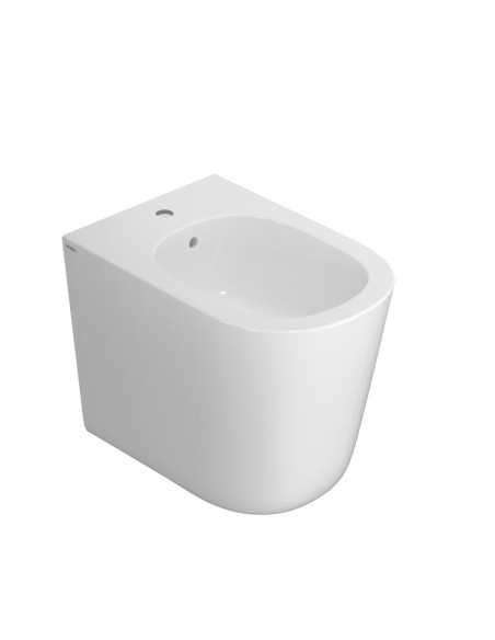 Coppia Sanitari Filomuro Vaso e Bidet Senza Brida + Coprivaso Soft-Close | Globo Lalita 54.36 Coppia Sanitari