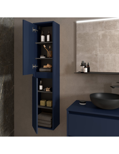 Colonna da Bagno 30x140 cm Blue Satin | Salgar Noja Colonne da Bagno