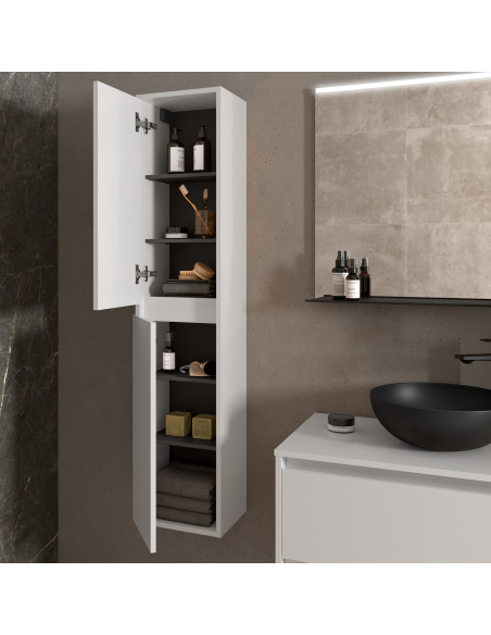 Colonna da Bagno 30x140 cm White Gloss | Salgar Noja Colonne da Bagno
