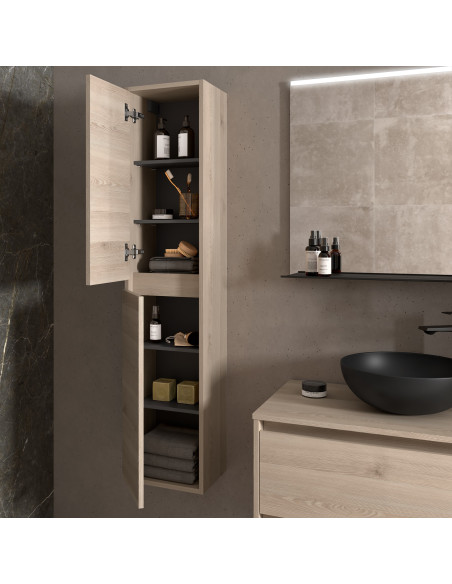 Colonna da Bagno 30x140 cm Natural | Salgar Noja Colonne da Bagno
