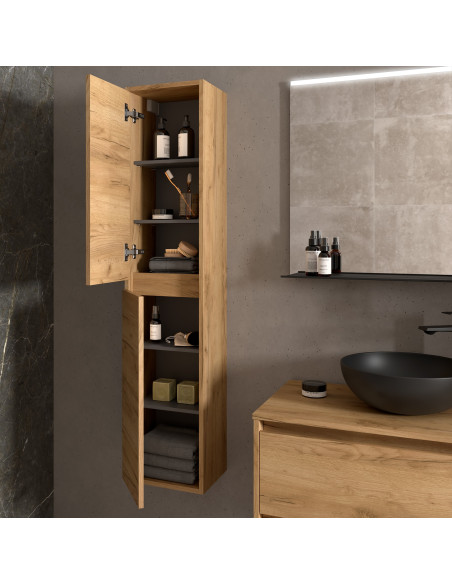 Colonna da Bagno 30x140 cm Rovere Africa | Salgar Noja Colonne da Bagno