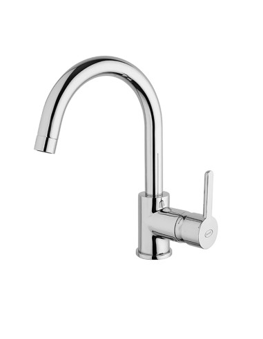 Miscelatore Lavabo a Canna Alta Orientabile | Jacuzzi Rubinetteria Sunset Rubinetteria Lavabo Bagno