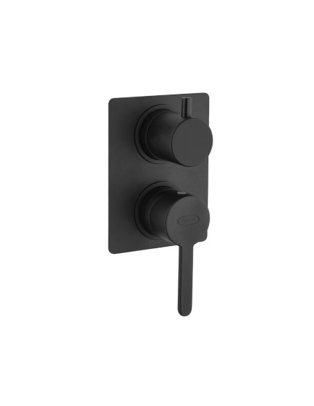 Miscelatore Doccia Incasso Due Uscite Nero Opaco | Jacuzzi Rubinetteria Sunset Yo Miscelatore Doccia