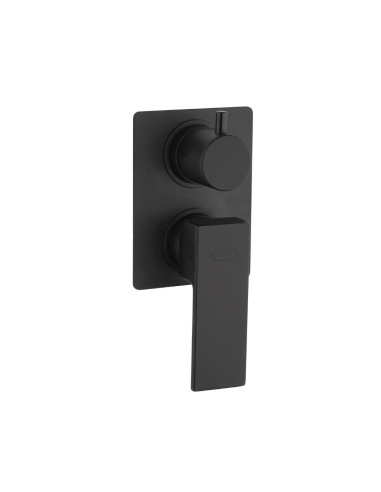 Miscelatore Doccia Incasso Due Uscite Nero Opaco | Jacuzzi Rubinetteria Twinkle Yo Miscelatore Doccia