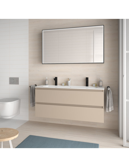Mobile da Bagno Sospeso 120 cm Lavabo ad Una Vasca Incluso Macchiato | Salgar Spirit Mobili Sospesi