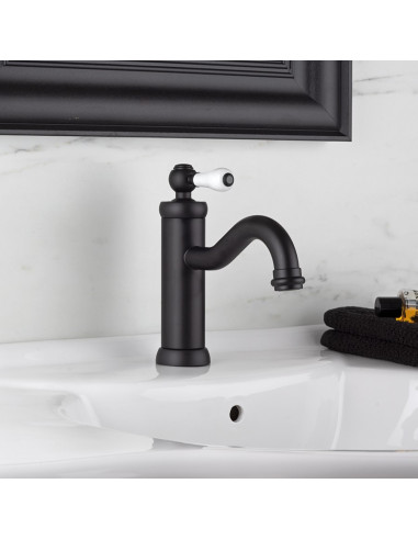 Miscelatore Lavabo Nero Opaco | Jacuzzi Rubinetteria Tosca Yo Rubinetteria Lavabo Bagno