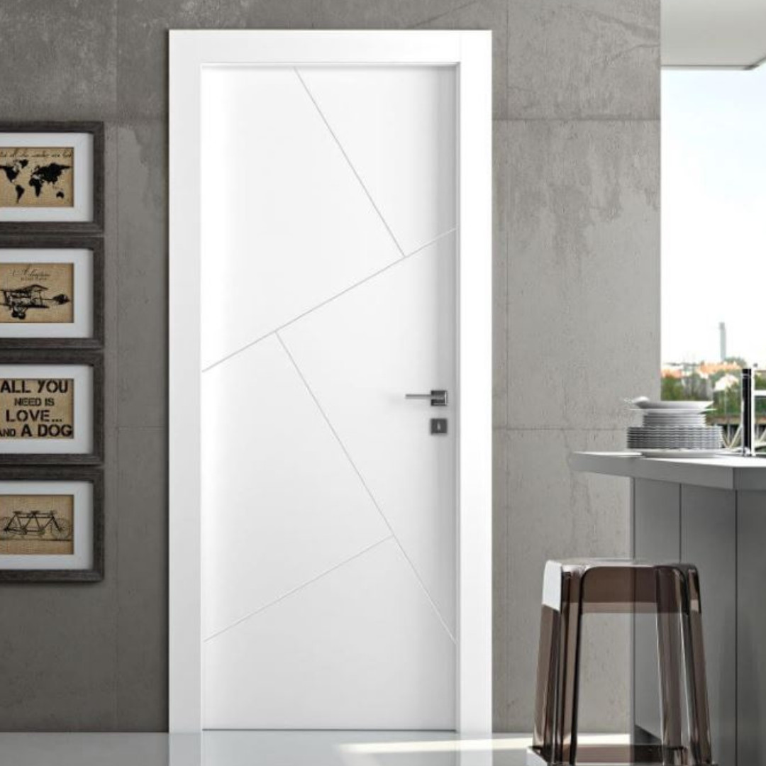 Porta Battente Laccato Latte L 70 X H 2,10 | Pail Riga Milano