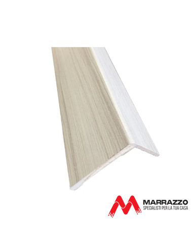 Coprifilo Telescopico Piatto Rivestito Palissandro White 2250 x 70 mm Spessore 11 mm
