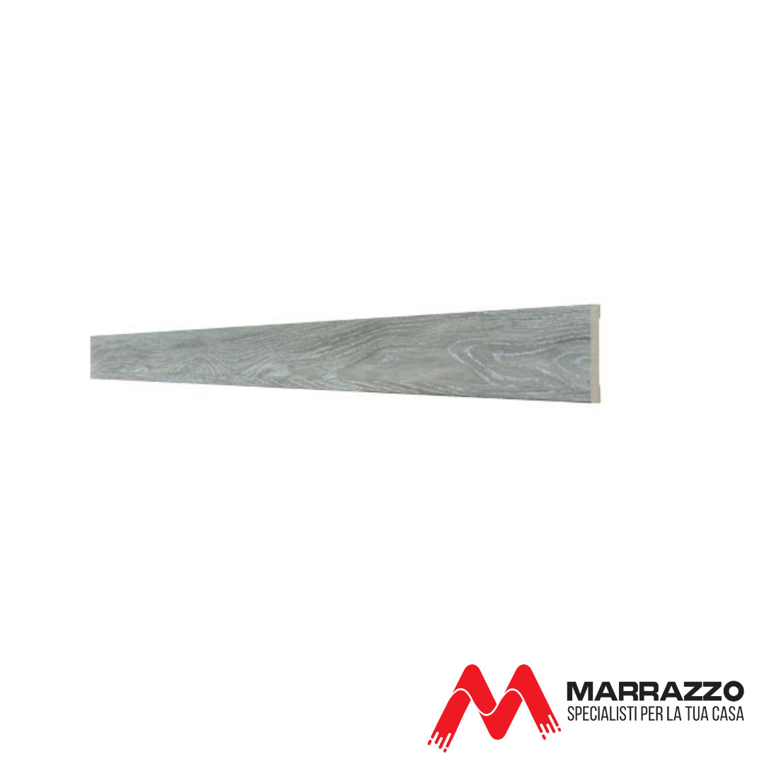 Coprifilo Telescopico Piatto Rivestito Rovere Grigio 2250 x 70 mm Spessore 11 mm