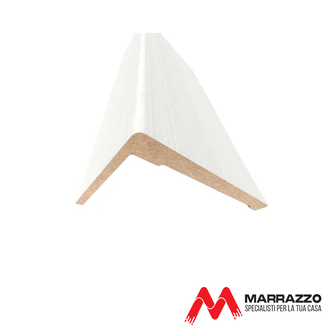 Coprifilo Telescopico Piatto Rivestito Milk 2250 x 90 mm Spessore 11 mm