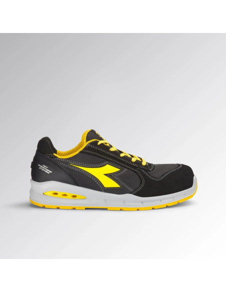 Scarpa Antinfortunistica S1PS Nero/Antracite | Diadora Run Net Airbox Low Scarpe da Lavoro