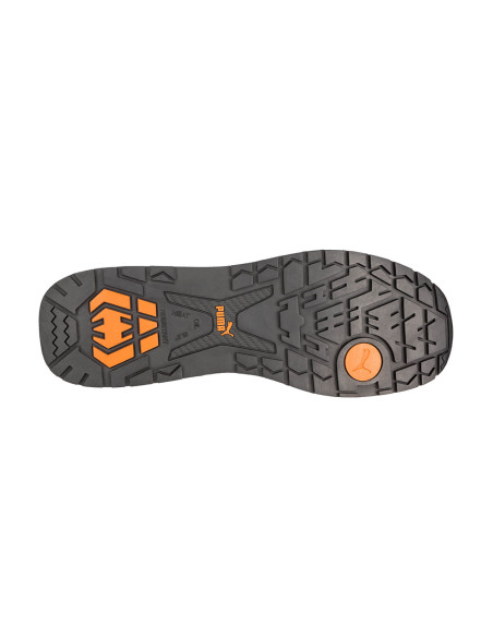 Scarpa Antinfortunistica S3 HRO SRC Blu/Arancio | Puma Safety Crosstwist Mid Scarpe da Lavoro