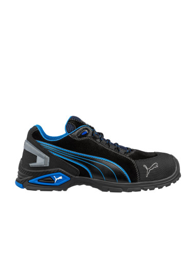 Scarpa Antinfortunistica S3L Nero/Blu | Puma Safety Rio Black Low Scarpe da Lavoro