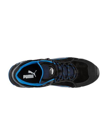 Scarpa Antinfortunistica S3L Nero/Blu | Puma Safety Rio Black Low Scarpe da Lavoro