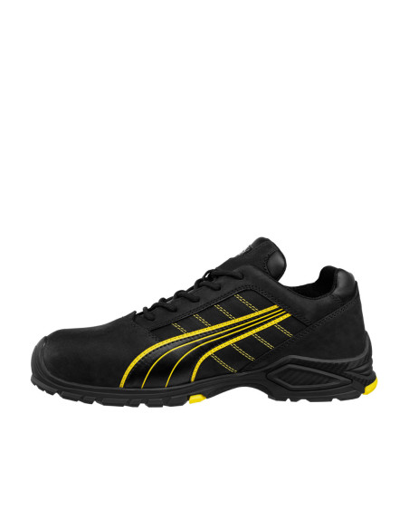 Scarpa Antinfortunistica S3L Nero/Giallo | Puma Safety Amsterdam Low Scarpe da Lavoro