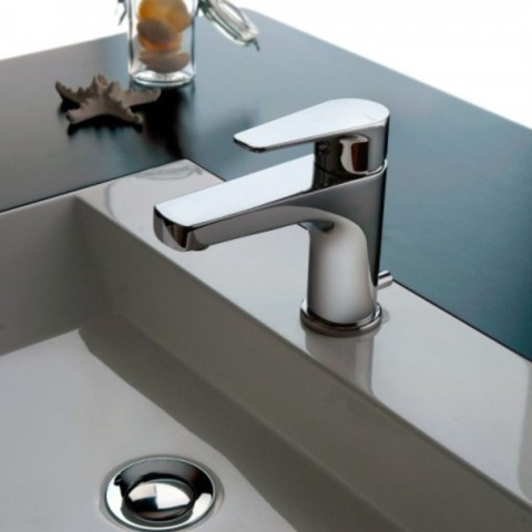Miscelatore Lavabo con Scarico |  Bongio Pi 7 Rubinetteria Lavabo Bagno