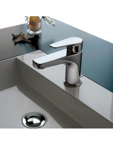 Miscelatore Lavabo con Scarico |  Bongio Pi 7 Rubinetteria Lavabo Bagno