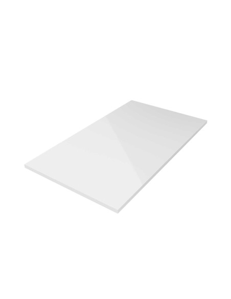 Mobile da Bagno Sospeso 80 cm Due Ante con Top Incluso Bianco Lucido  | Salgar Noja Mobili Sospesi